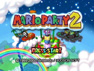 Mario Party 2 (USA) Title Screen